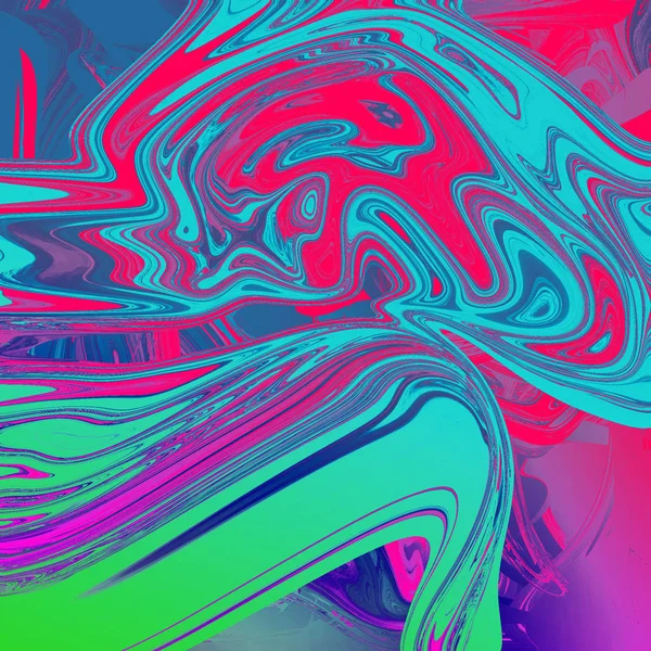 Fondo abstracto líquido con rayas de pintura al óleo —  Fotos de Stock