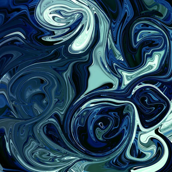 Liquid abstract background with oil painting streaks — Stock Photo, Image