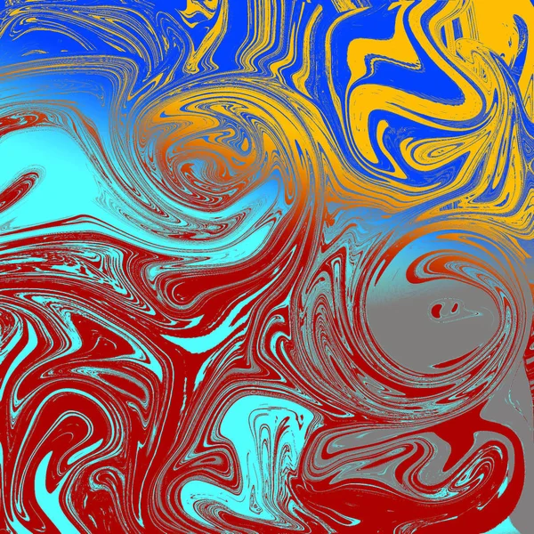 Liquid abstract background with oil painting streaks — Stock Photo, Image