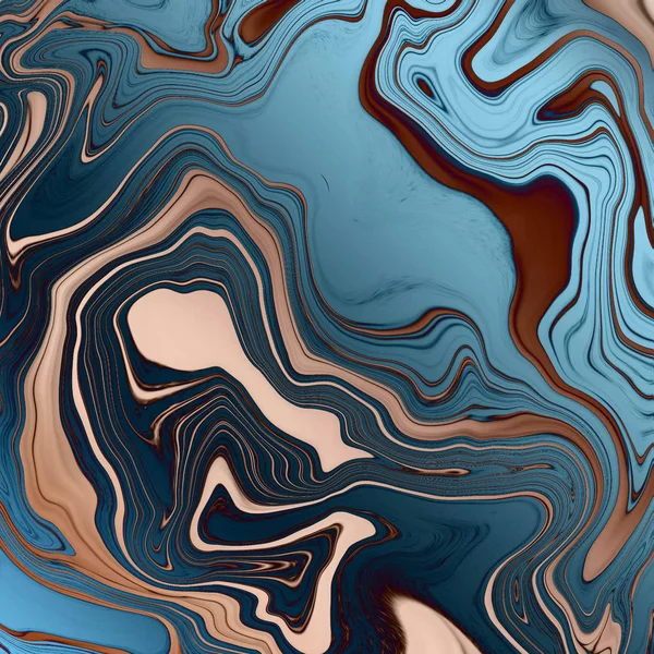 Fondo abstracto líquido con rayas de pintura al óleo — Foto de Stock