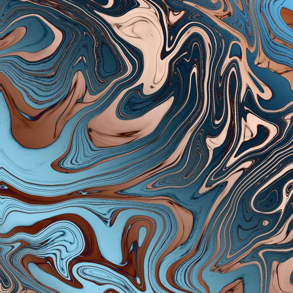 Liquid abstract background with oil painting streaks — Stock Photo, Image