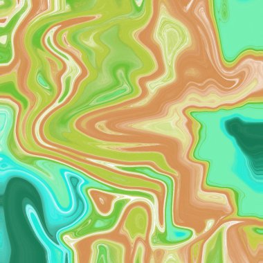 Yağlı boya çizgileri olan sıvı soyut arkaplan