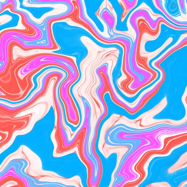 Fondo abstracto líquido con rayas de pintura al óleo —  Fotos de Stock