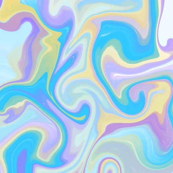 Liquid abstract background with oil painting streaks — Stock Photo, Image