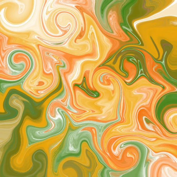 Liquid abstract background with oil painting streaks — Stock Photo, Image