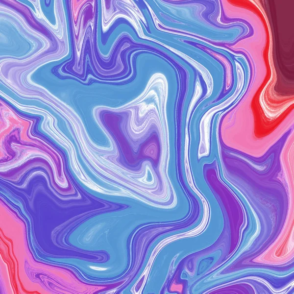 Liquid abstract background with oil painting streaks — Stock Photo, Image