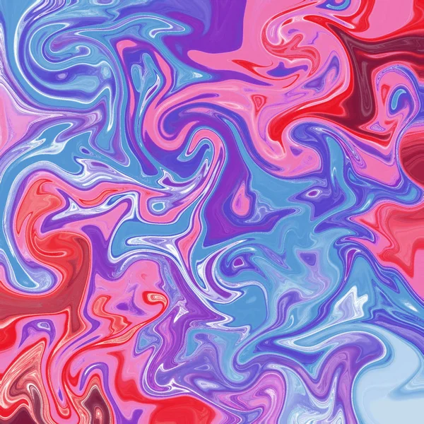 Liquid abstract background with oil painting streaks — Stock Photo, Image