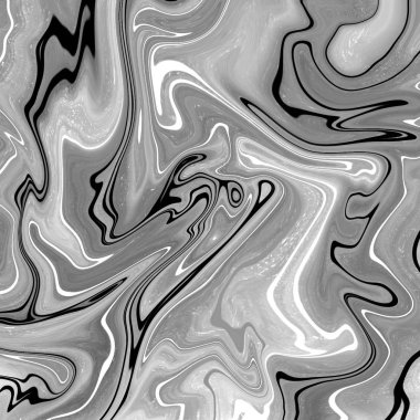 Yağlı boya çizgileri olan sıvı soyut arkaplan