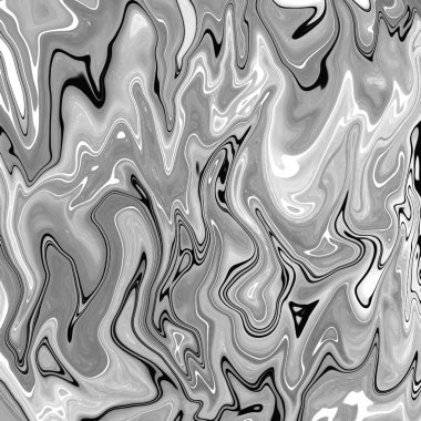 Yağlı boya çizgileri olan sıvı soyut arkaplan