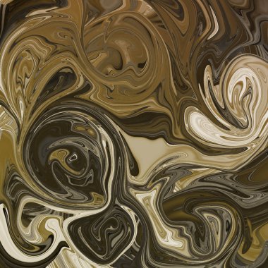 Yağlı boya çizgileri olan sıvı soyut arkaplan