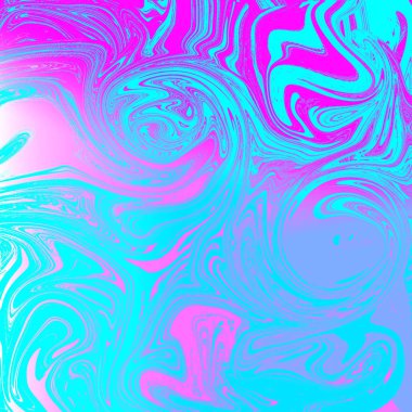 Yağlı boya çizgileri olan sıvı soyut arkaplan