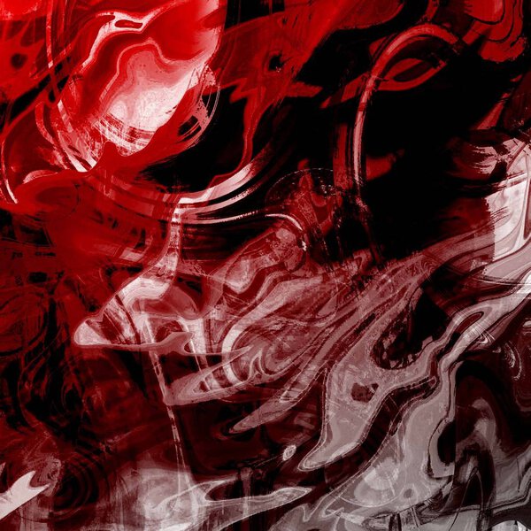 Liquid abstract background with oil painting streaks and colorful abstract