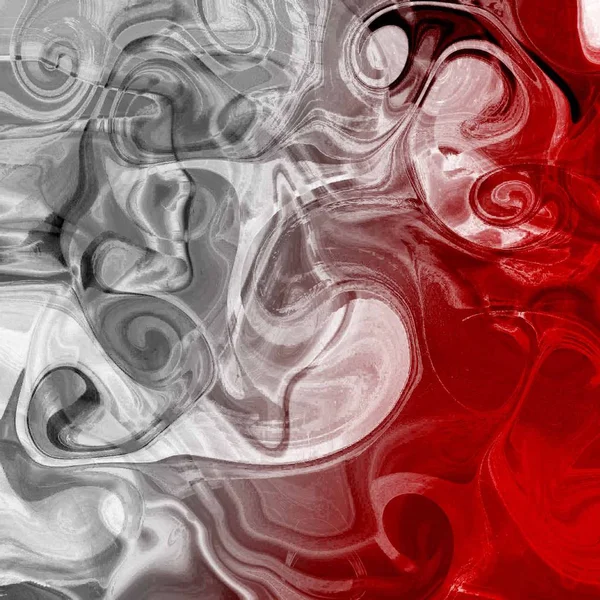 Liquid abstract background with oil painting streaks — Stock Photo, Image