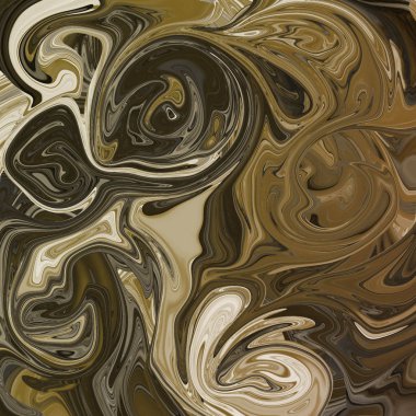 Yağlı boya çizgileri olan sıvı soyut arkaplan