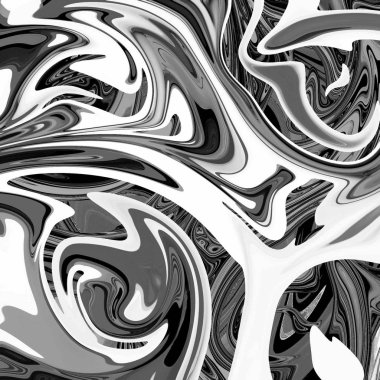 Yağlı boya çizgileri olan sıvı soyut arkaplan