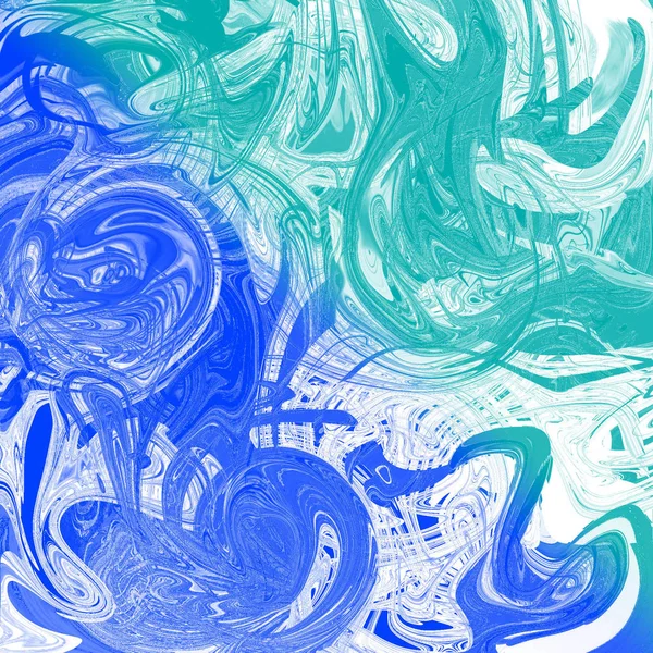 Liquid abstract background with oil painting streaks — Stock Photo, Image