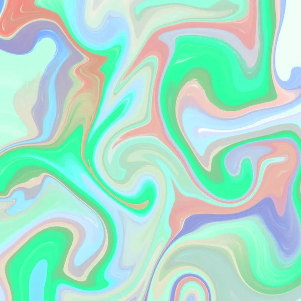 Fondo abstracto líquido con rayas de pintura al óleo — Foto de Stock