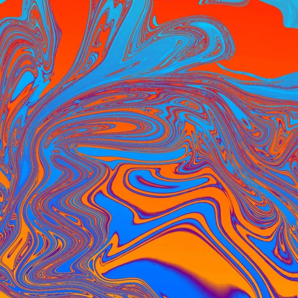 Fondo abstracto líquido con rayas de pintura al óleo — Foto de Stock