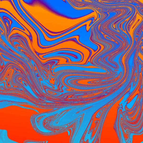 Fondo abstracto líquido con rayas de pintura al óleo — Foto de Stock