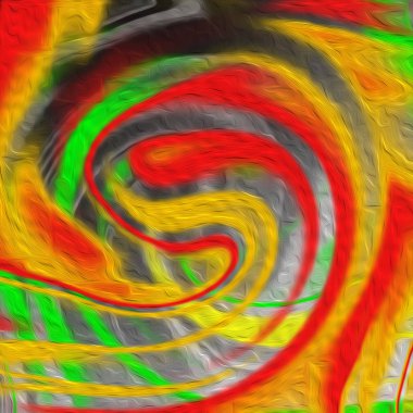 Yağlı boya çizgileri olan sıvı soyut arkaplan