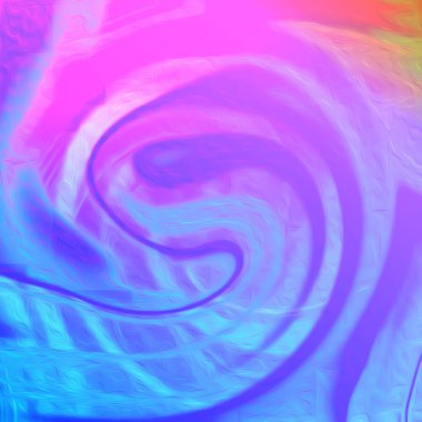 Yağlı boya çizgileri olan sıvı soyut arkaplan