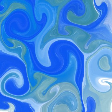 Yağlı boya çizgileri olan sıvı soyut arkaplan