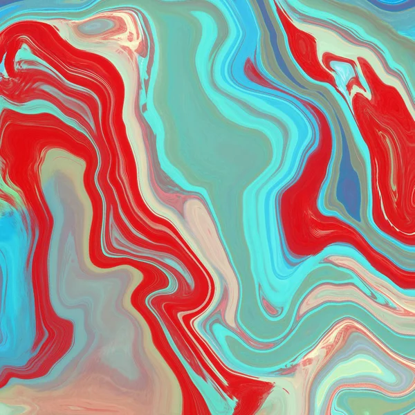 Liquid abstract background with oil painting streaks — Stock Photo, Image