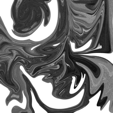 Yağlı boya çizgileri olan sıvı soyut arkaplan