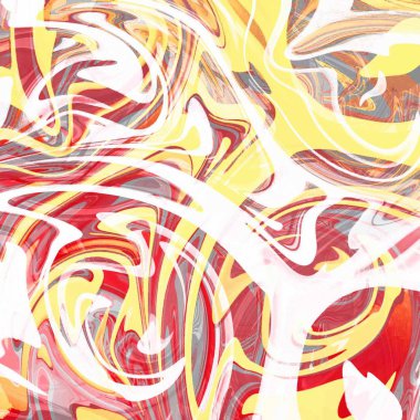 Yağlı boya çizgileri olan sıvı soyut arkaplan