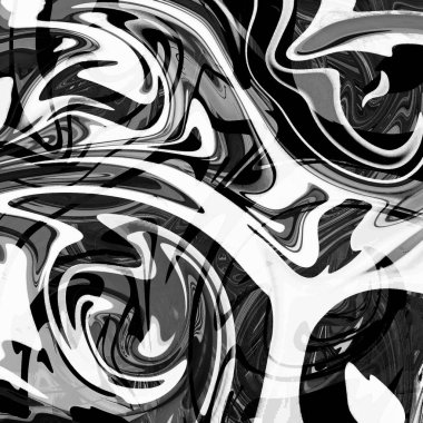 Yağlı boya çizgileri olan sıvı soyut arkaplan