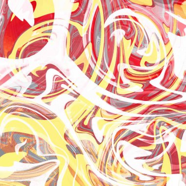 Yağlı boya çizgileri olan sıvı soyut arkaplan