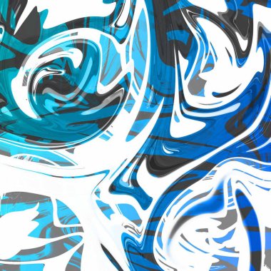 Yağlı boya çizgileri olan sıvı soyut arkaplan