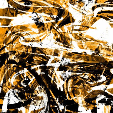 Yağlı boya çizgileri olan sıvı soyut arkaplan