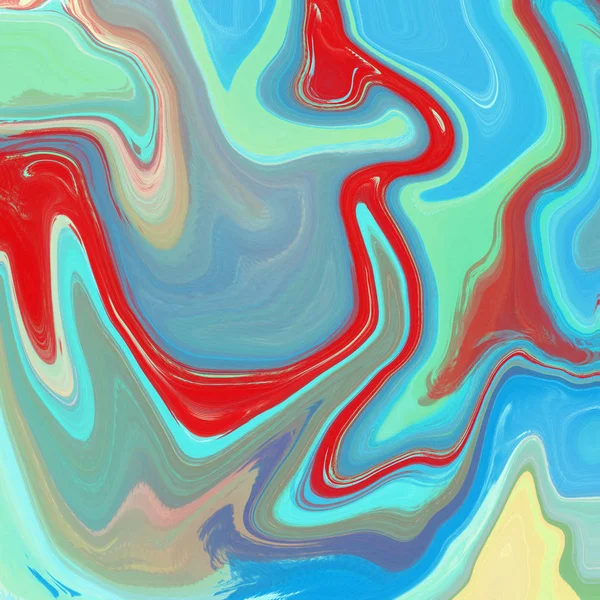 Liquid abstract background with oil painting streaks — Stock Photo, Image