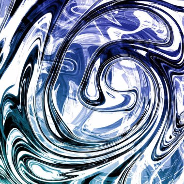 Yağlı boya çizgileri olan sıvı soyut arkaplan