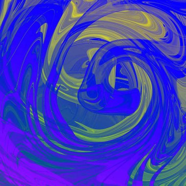 Yağlı boya çizgileri olan sıvı soyut arkaplan