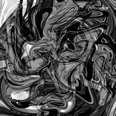 Yağlı boya çizgileri olan sıvı soyut arkaplan