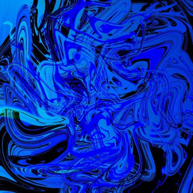 Yağlı boya çizgileri olan sıvı soyut arkaplan