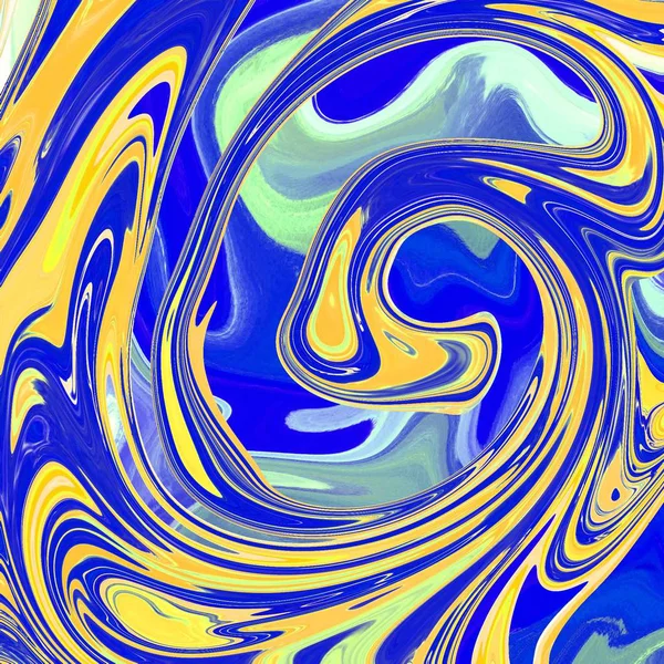 Liquid abstract background with oil painting streaks — Stock Photo, Image