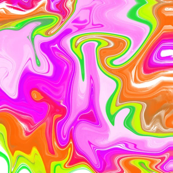 Liquid abstract background with oil painting streaks — Stock Photo, Image