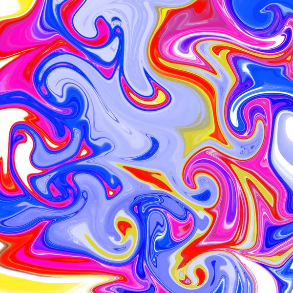 Fondo abstracto líquido con rayas de pintura al óleo —  Fotos de Stock