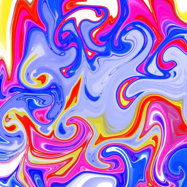 Yağlı boya çizgileri olan sıvı soyut arkaplan