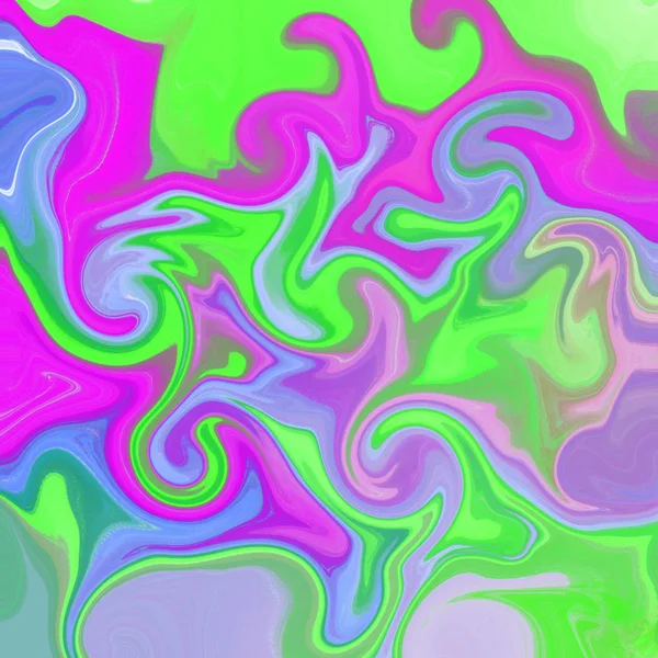 Liquid abstract background with oil painting streaks — Stock Photo, Image