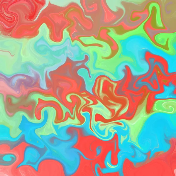 Liquid abstract background with oil painting streaks — Stock Photo, Image