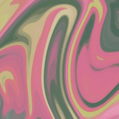 Yağlı boya çizgileri olan sıvı soyut arkaplan