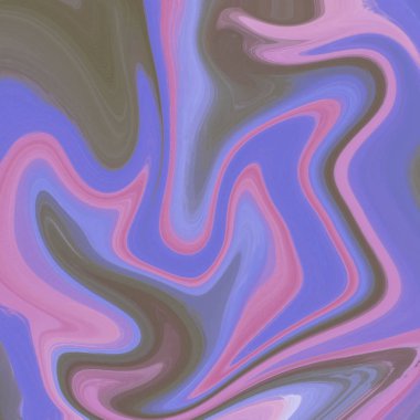 Yağlı boya çizgileri olan sıvı soyut arkaplan