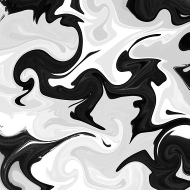 Yağlı boya çizgileri olan sıvı soyut arkaplan