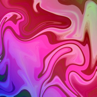 Yağlı boya çizgileri olan sıvı soyut arkaplan