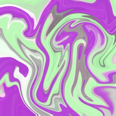 Yağlı boya çizgileri olan sıvı soyut arkaplan