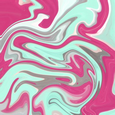 Yağlı boya çizgileri olan sıvı soyut arkaplan